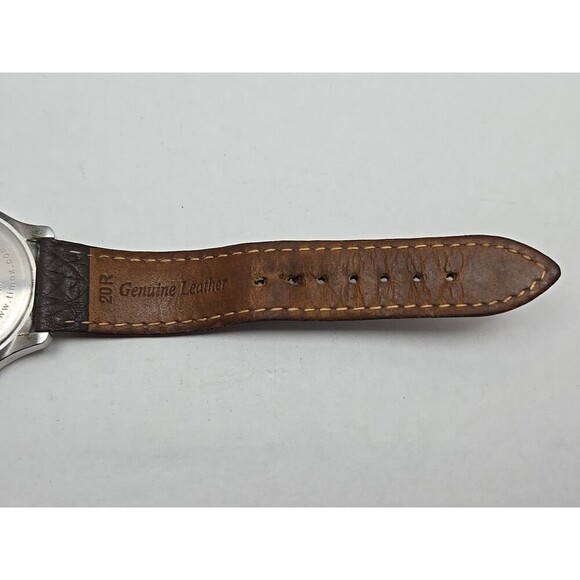 Timex Expedition Indiglo WR50M Date Field Watch Quartz New Battery Leather Strap - Picture 11 of 14